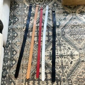 belts!! 5 of them